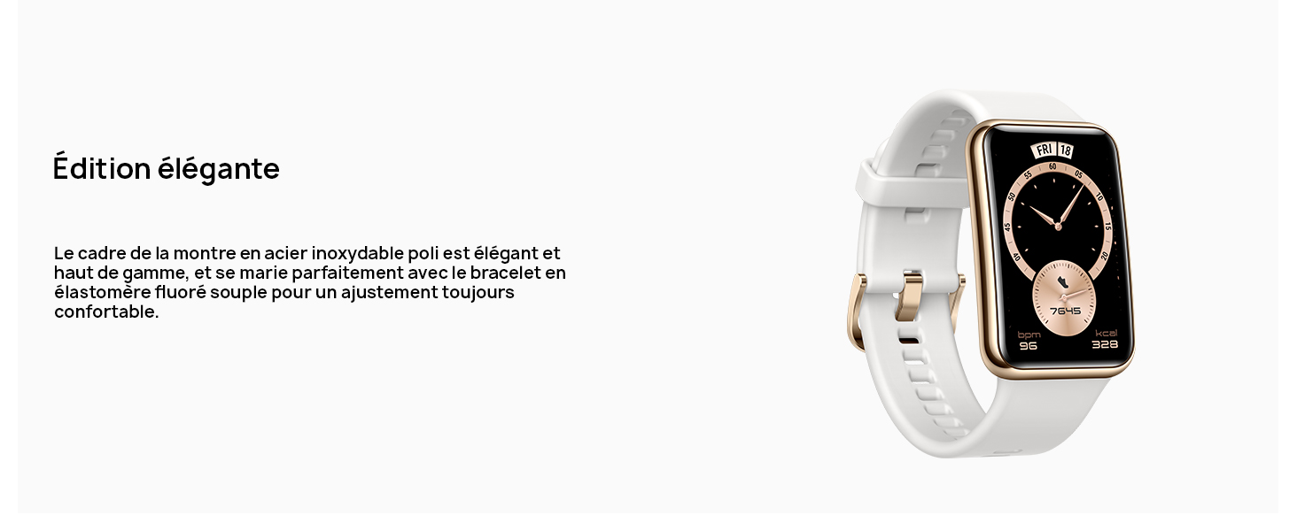 Huawei Watch Fit Elegant Prix Tunisie Chez Click Solutions Montre Connecté